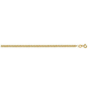 14K Yellow Gold 20" Light Curb Chain