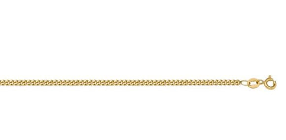 10K Yellow Gold Light Curb Chain 16