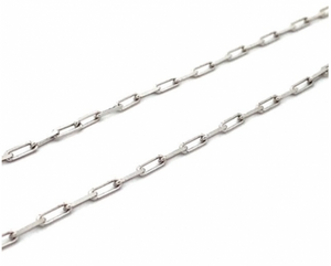 Sterling Silver Paperclip Chain 20"