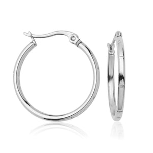 Steelx Stainless Steel 25mm Hoops