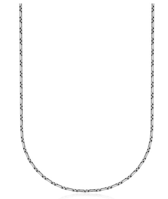 Steelx Stainless Steel 2.5mm Fancy Link Necklace 16
