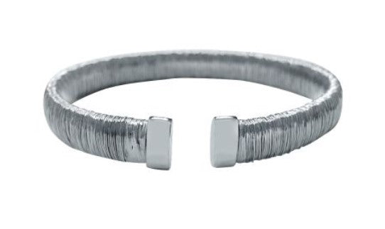 Sterling Silver Wire Cuff Bangle