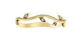 10K Yellow Gold Diamond Vine Matching Wedding Band