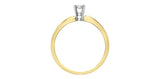 10K Yellow/White Gold "ILLUMINAIRE" Diamond Engagement Ring