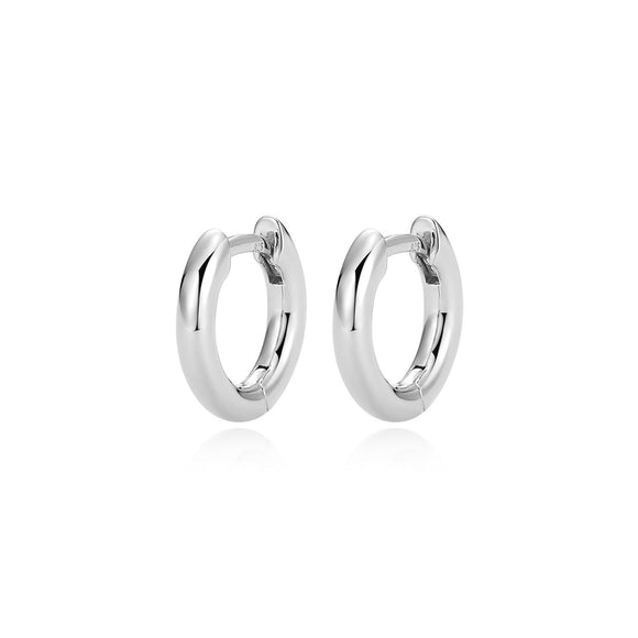 Sterling Silver 12mm Huggies