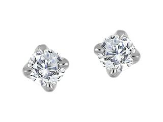 14K White Gold Lab Grown Diamond Stud Earrings