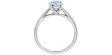 14K White Gold Lab Grown Diamond Engagement Ring