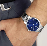 Festina Swiss Quartz Date 50MWR Blue Dial Stainless Steel Case & Bracelet