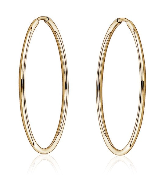 10k Yellow Gold 1.6mm x 12mm Super Flex Sleeper