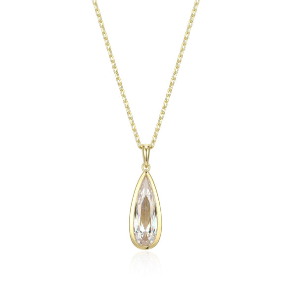Elle Sterling Silver/Yellow Gold Plate 