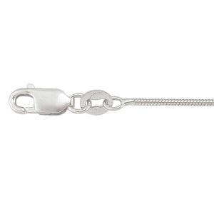 Sterling Silver 18" Snake Chain