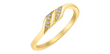10K Yellow Gold Fancy Diamond Band