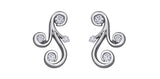 14K White Gold Canadian Diamond Stud Earrings