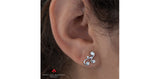 14K White Gold Canadian Diamond Stud Earrings