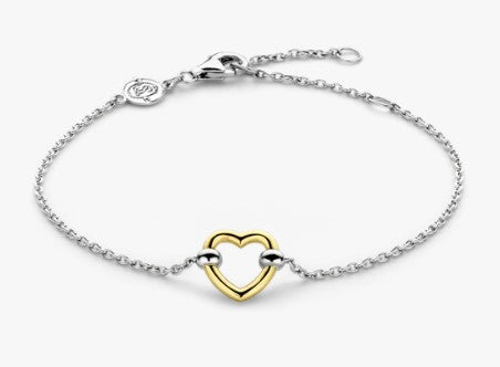 Sterling Silver/18K Gold Plated 6 1/2 - 8