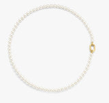 Sterling Silver/18K Gold Plated 19" Fashion Pearl Neck