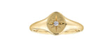 10K Yellow Gold Canadian Diamond "Star Set" Ring