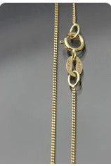 10K Yellow Gold 20" Fine Curb Chain