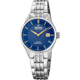 Festina Swiss Quartz Date Blue Dial 100M WR Stainless Steel Case & Bracelet