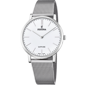 Festina Swiss Quartz 50M WR Stainless Steel Case & Mesh Bracelet