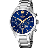 Festina Quartz Chrono Date 50M WR Navy Dial Stainless Steel Case & Bracelelt