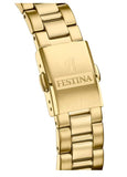 Festina Quartz 50M WR Gold Plated Stainless Steel Case and Bracelet