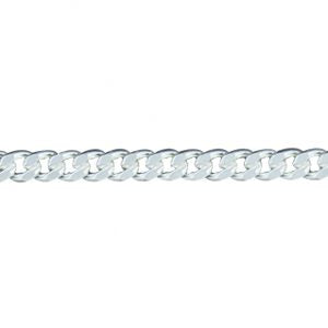 Sterling Silver 22"Medium Heavy Curb Chain