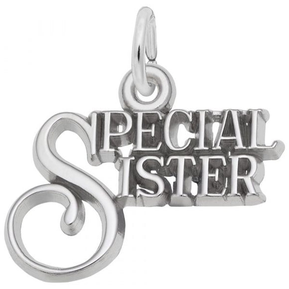 Sterling Silver Special Sister