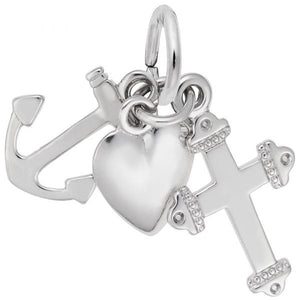 Sterling Silver "Faith, Hope & Charity"
