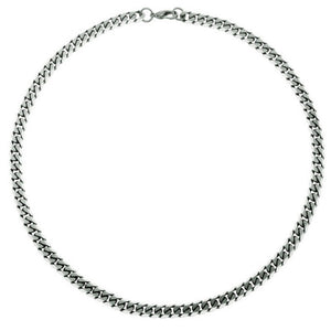 Steelx Stainless Steel 22" Brushed Satin Curb Chain