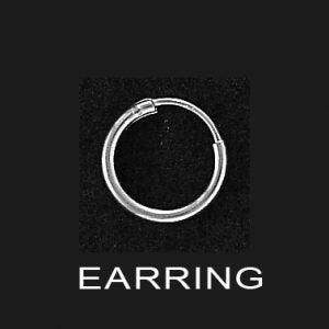 Sterling Silver 10MM Hinged Sleeper