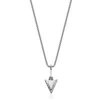 Steelx Stainless Steel Arrow Pendant with 24