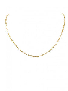 10K Yellow Gold 20" Paperclip #1 Chain