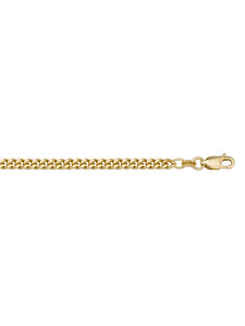 10K Yellow Gold 20" 2.7MM Heavy Curb Chain