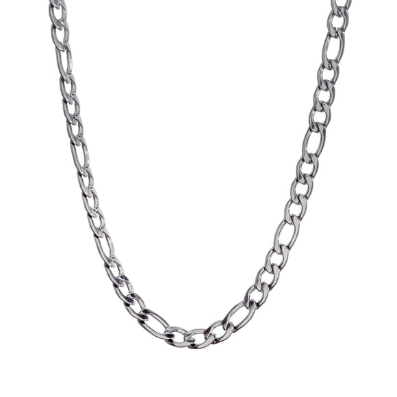 Steelx Stainless Steel 5.8mm Figaro Chain 20