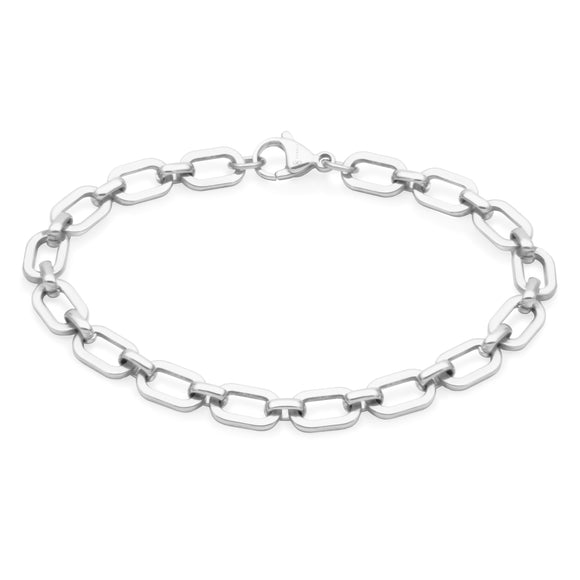 Steelx Stainless Steel High Polish Link Chain Bracelet 7.5