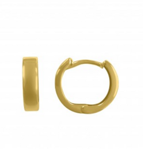 10K Yellow Gold Small Huggies