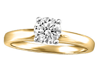 14K Yellow/White Gold Canadian Diamond Engagement Ring