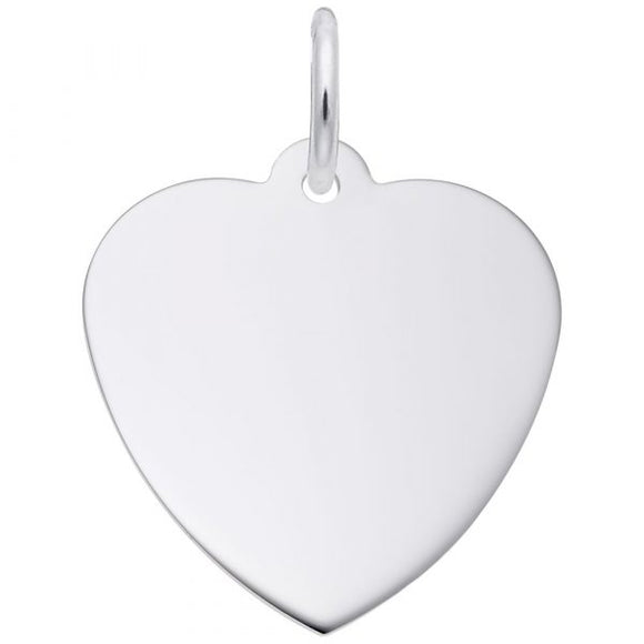 Sterling Silver Large Heart