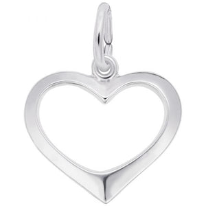 Sterling Silver Open Heart