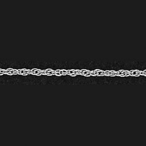 Sterling Silver 30" Light Soft Rope Chain