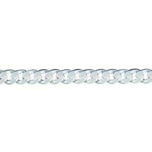 Sterling Silver 20" Medium Round Curb Chain