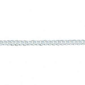 Sterling Silver 24" Medium Light Curb Chain