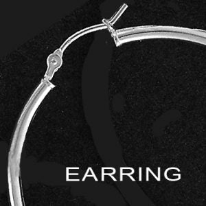 Sterling Silver 40MM Tubular Hoops