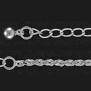 Sterling Silver Solid Rope 9