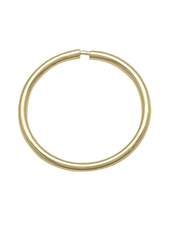 10K Yellow Gold 1mm Tube Small Sleepers