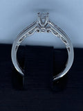 14K  White Gold Canadian Diamond & 22 Should Diamonds Engagement Ring
