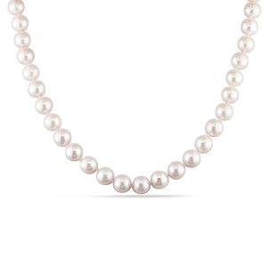 6-6.5mm 18" Freshwater Pearl Strand Knotted with Sterling Easy Bean Clasp