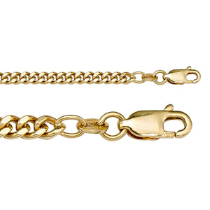 10K Yellow Gold 22" Curb Link Chain